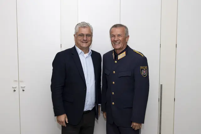 Martin Antauer und Franz Popp | Foto: LPD NÖ/Greene