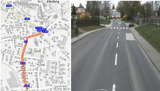 Vor der Mittelschule in Fraham wird in die Sicherheit der Schülerinnen und Schüler investiert. | Foto: Land OÖ