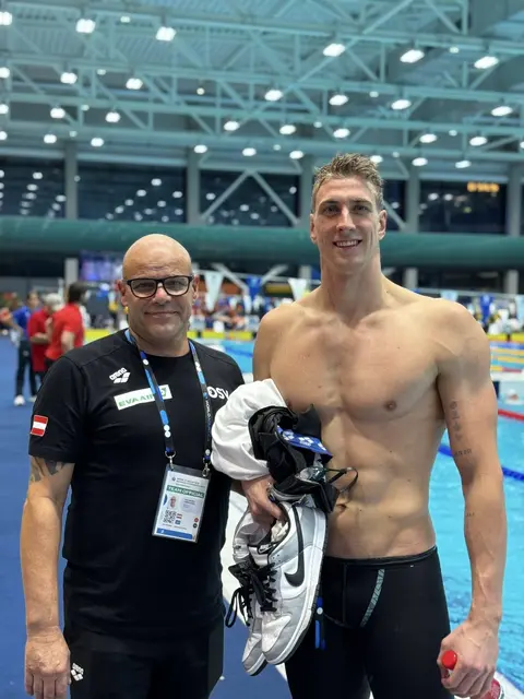 Alex Deblaise (l.) und Heiko Gigler machen in der Drautalperle noch die letzten WM-Vorbereitungen.  | Foto: Gigler/KK
