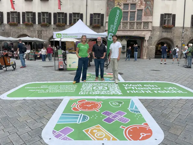 Gabriele Zimmermann (SOS-Kinderdorf), Christian Rudisch (Geschäftsleiter bei SOS-Kinderdorf), Mathias Schweighofer (SOS-Kinderdorf) | Foto:  © SOS-Kinderdorf
