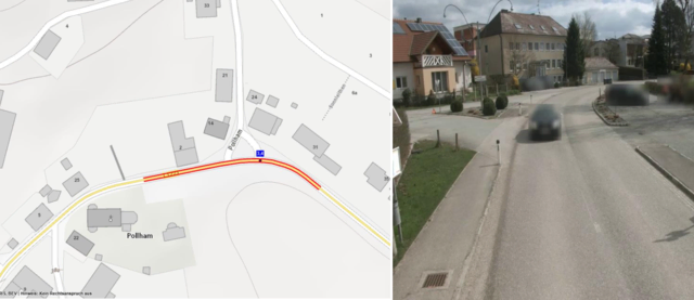 Die Instandsetzung der Pollhamer Straße soll Ende August 2025 abgeschlossen sein.  | Foto: Land OÖ