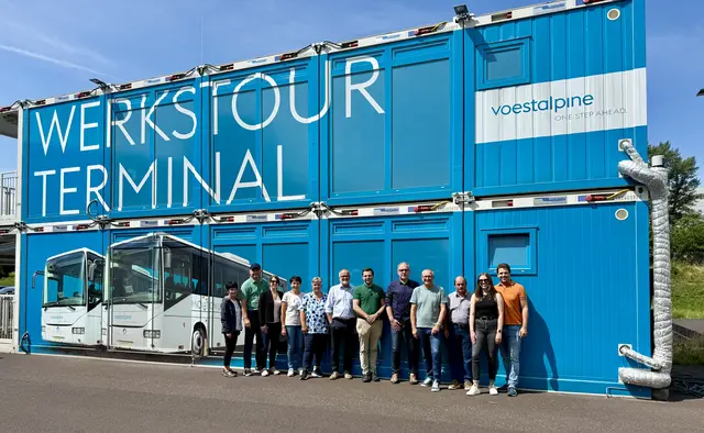 Eindrucksvolle Einblicke in die Welt des Stahls: Die Lilienfelder Mandatare bei der Voestalpine. | Foto: Stadtgemeinde Lilienfeld