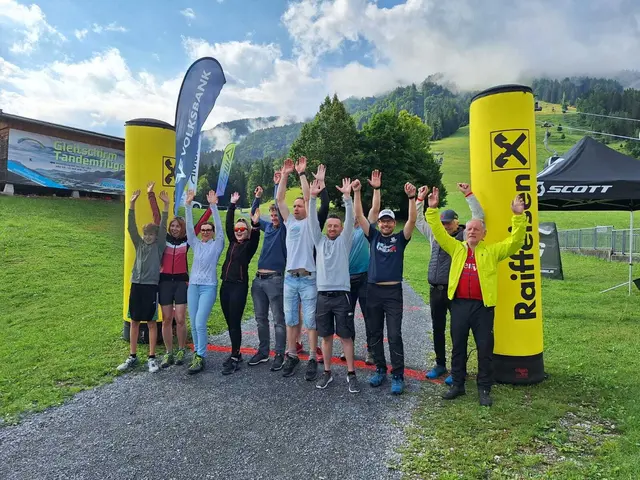 Der Bergsportverein Kössen organisierte den 6. Unterberg Duathlon. | Foto: Bergsportverein Kössen