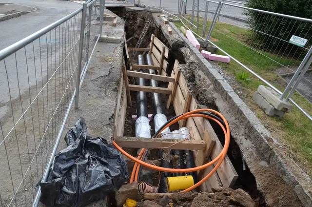 Die Bauarbeiten dauern an. | Foto: Oblak
