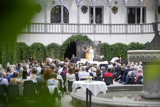 Donaufestwochen – Oper auf Schloss Greinburg. Heuer kommt "Orfeo ed Euridice" von Johann Joseph Fux zur Aufführung. | Foto: Martin Fickert