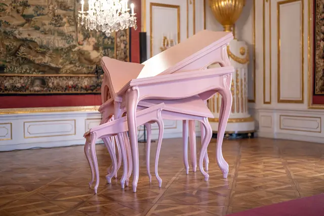 "Level Surface" ist ca. 250 Kilogramm schwer und steht im Raum Antecamera. | Foto: DQS_Markus Huber