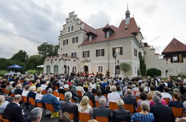 Die Sommerserenade bildet traditionell den Abschluss der Musikwoche beim G´Schlössl Murtal. | Foto: Schindler