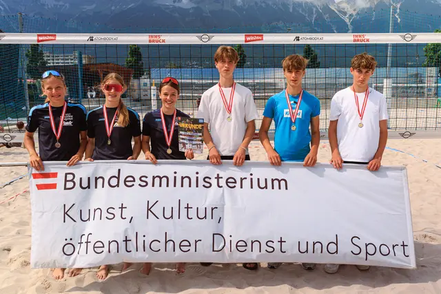 Erfolgreiches Schülerteam der Sportmittelschule Kitzbühel. | Foto: SMS Kitzbühel