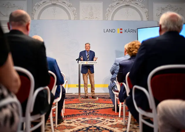 Sie haben sich in zurückhaltender Form für das Land Kärnten in Wissenschaft, Literatur, Gesellschaft und Wirtschaft eingesetzt. | Foto: LPD Kärnten/Bauer