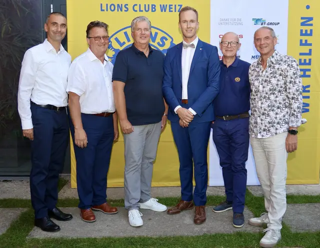 Vorstand des Lions Club Weiz: Loukas Strangas, Martin Artner, Gernot Griebichler, Michael Kothgasser, Wolfgang Geyer, Gerhard Ambrosch (v. l.) | Foto: Werner Furrer