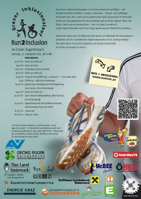 Die Besucherinnen und Besucher können sich auf ein tolles Programm freuen. | Foto: Soziale Projekte Steiermark