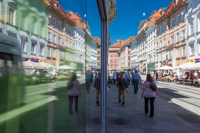 Die Herrengasse und die Grazer Innenstadt liegen den Grazerinnen und Grazern sehr am Herzen, weshalb auch viele Verbesserungsvorschläge für die Zukunft kommen.
 | Foto: Graz Tourismus/Harry Schiffer