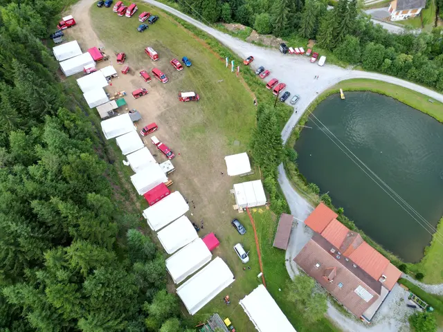 Ein eindrucksvolles Bild vom Jugendlager beim Rudolfsee in Hirschegg. | Foto: BFV Voitsberg