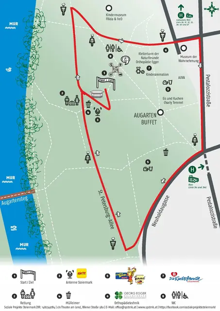 Diese Strecke erwartet die Teilnehmerinnen und Teilnehmer. | Foto: Soziale Projekte Steiermark