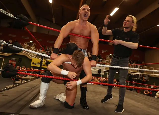 Wrestling-Action – wie hier in Krumbach – kommt nach Neunkirchen. | Foto: Alex Singer