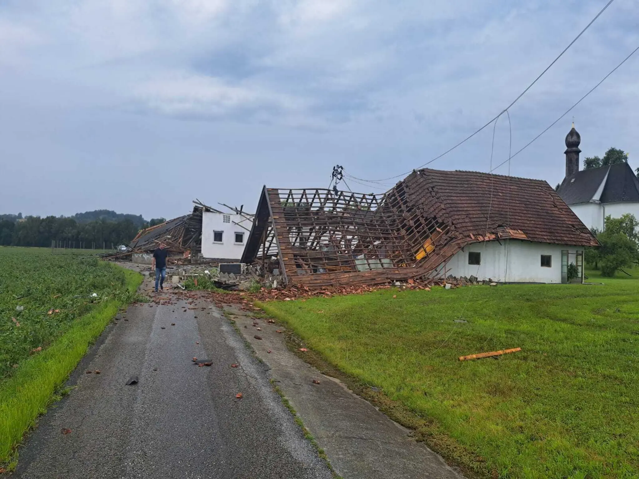 Storms hit the Schärding district - Taufkirchen massively affected