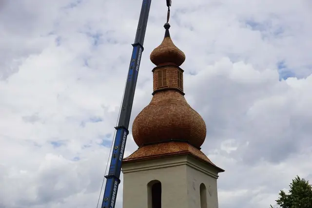 Die Zimmerei Wiesinger koordinierte den gesamten Ablauf der Restaurierung. | Foto: Gemeinde St. Bartholomä