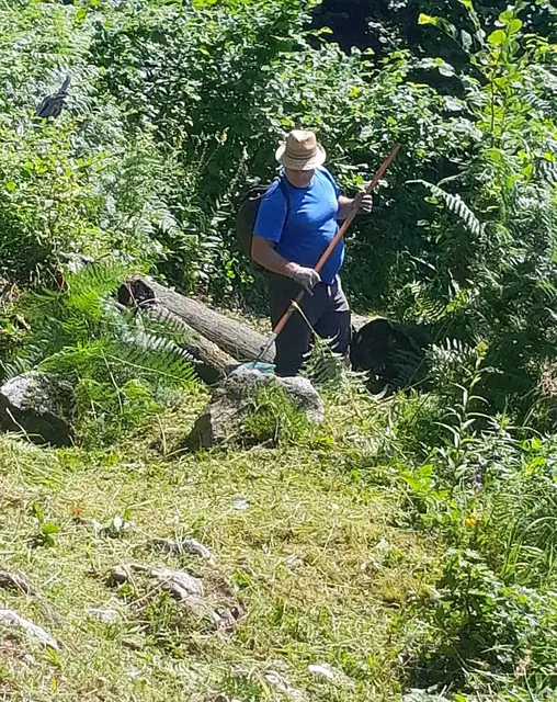 Arbeiten am Reitsteig | Foto: Naturfreunde Palfau