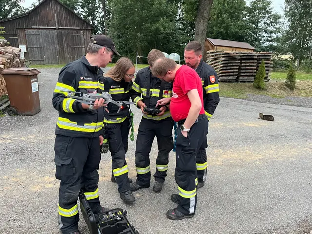 Die Drohnengruppe der Feuerwehr Waidhofen/Thaya trainiert regelmäßig, um optimal für den Einsatzfall vorbereitet zu sein. | Foto: FF Waidhofen/Thaya