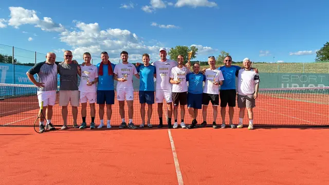 Bei den Herren waren die Jennersdorfer das Maß aller Dinge. Insgesamt holten die Teams zwei Meister- und zwei Vizemeistertitel. | Foto: UTC Jennersdorf
