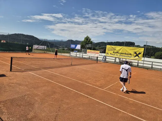 Tennisplatz St.Georgen während eines Matches des Mix-Doppelturnieres | Foto: Reinhold Köstinger-Lingitz