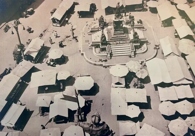 Der Grazer Hauptplatz anno dazumal. | Foto: Sammlung Kubinzky