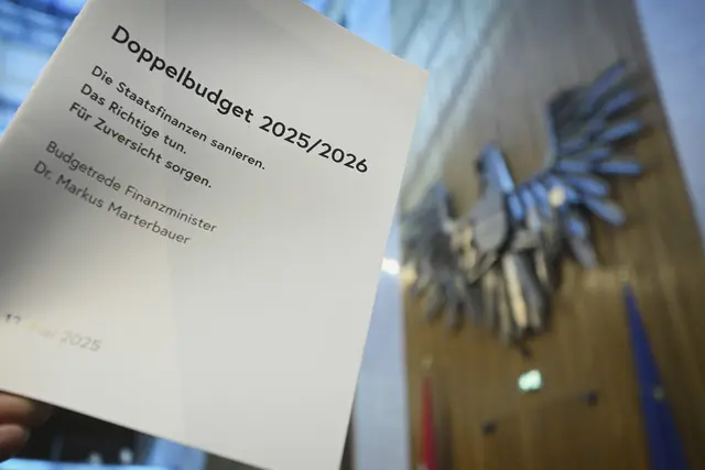 Die Prognose beruht auf der Annahme einer strikten Budgetdisziplin und der geplanten Konsolidierungsmaßnahmen im Doppelbudget 2025/26. | Foto: Parlamentsdirektion/Johannes Zinner