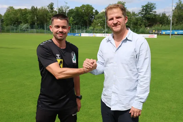 Marcel Thallinger und Sportchef Wolfgang Fiala. | Foto: SVR/Schröckelsberger