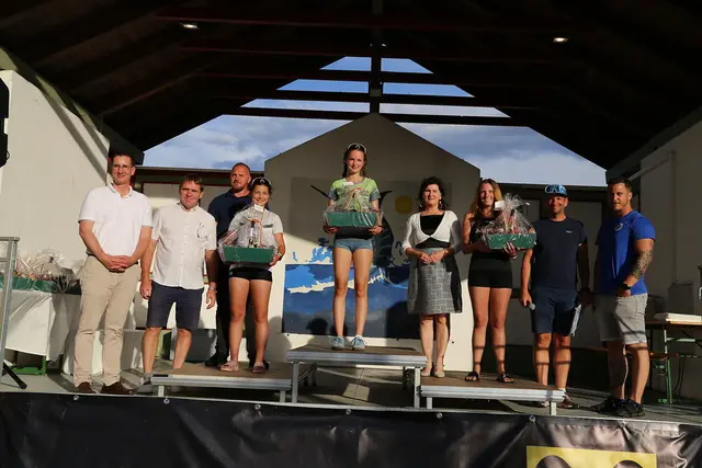 Siegerehrung am St.Andräer See | Foto: Flicker, St. Andräer Aquathlon