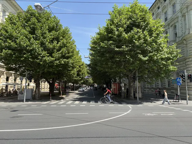 Der bestehende Radweg in der Franz-Josef-Straße, der sich in einem schlechten Zustand befindet, wird verbreitert und Engstellen sowie Problemstellen werden behoben. | Foto: Schrofner
