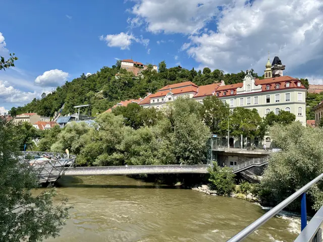 Heute sind viele der alten Gebäude abgerissen, Schloßberg und Murufer sind mit hohen Bäumen bewachsen. | Foto: MeinBezirk