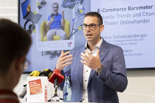 Markus Schwarzenberger, Obmann des Landesgremiums Versand-, Internet- und allgemeiner Handel. | Foto: Die Fotografen