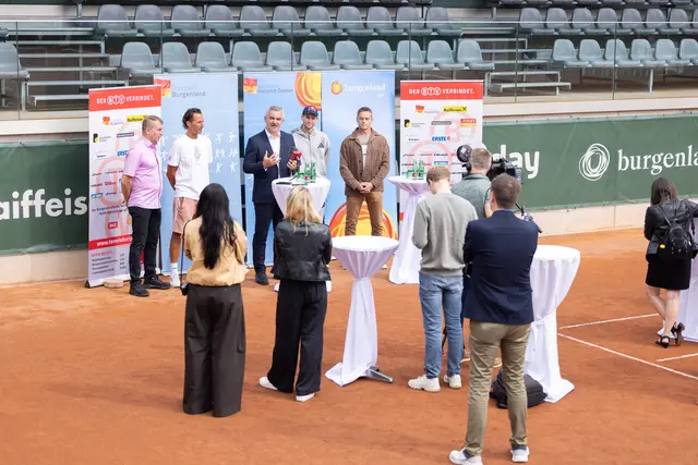 Die moderne Tennisanlage in Oberpullendorf wird zum neuen Hotspot für Nachwuchstalente. | Foto: Landesmedienservice Burgenland