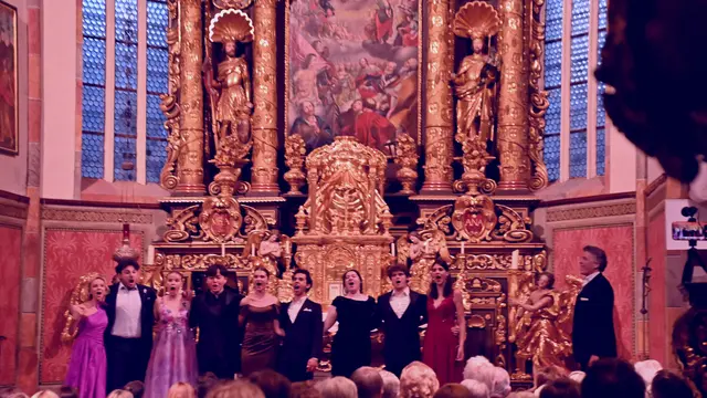 Abschluss-Song der Nachwuchssänger mit Thomas Hampson