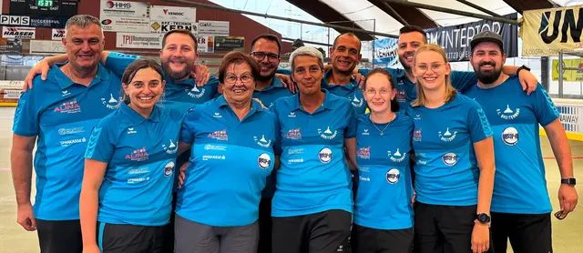 Die Freude beimSC Breitenwang ist groß: Beide Mannschaften konnten den Klassenerhalt sichern. | Foto: SCB