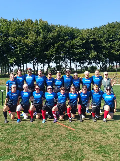 Das österreichische Nationalteam konnte trotz 'Außenseiter'-Rolle überzeugen und schaffte es bis ins Viertelfinale. | Foto: Quadball Austria