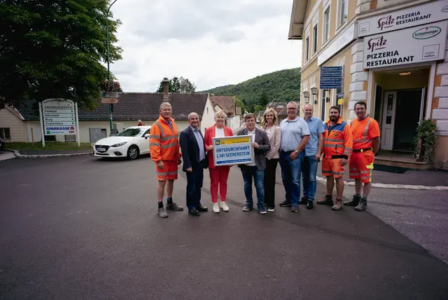 Blick auf die erledigten Arbeiten an der L141 in Seebenstein. | Foto: Santrucek