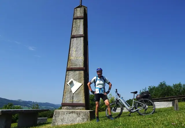 Erste Rast beim Mostviertler Sonnwendkreis auf dem Haberg