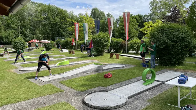 Die Minigolfanlage des ASKÖ MSC Braunau inmitten des Naherholungsgebiets. | Foto: ASKÖ MSC Braunau