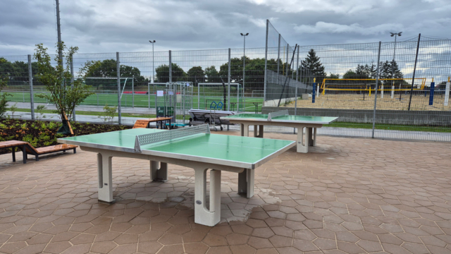 Die brandneuen Tischtennisplatten im Park - Auf der Schmelz, öffentlich nutzbar. | Foto: Tischtennis Hobby Wien