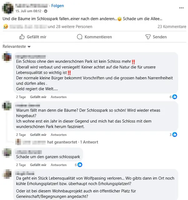 Das Bauprojekt der GEDESAG in Wolfpassing erhitzt die Gemüter in den sozialen Medien. | Foto: Facebook