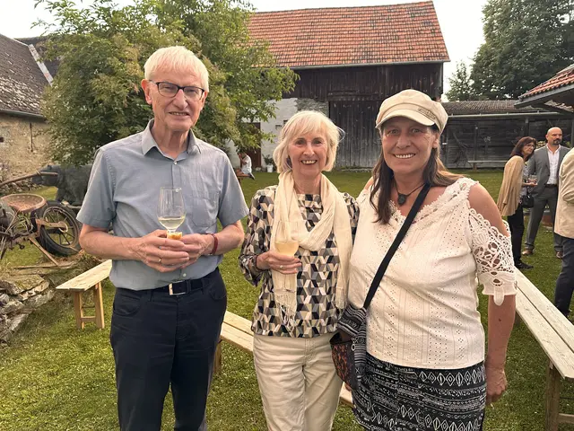 Ludwig und Rosa Leitner mit Regina Tiefenbacher  | Foto: Lisa Stöckl