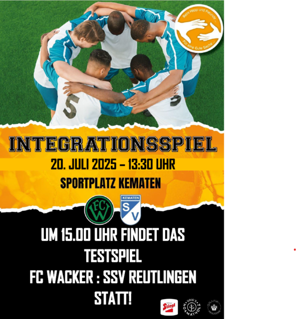 Veranstaltet wird das Integrationsspiel vom Benefizverein Reini Happ und Freunde. | Foto: Benefizverein Reini Happ und Freunde.