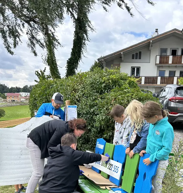 Bei den Arbeiten | Foto: Frauenberatung Perg