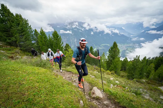 Der abschließende Marathon führte die beiden Ausdauersportler erneut an ihre Grenzen | Foto: Ötztal Sölden Gurgl