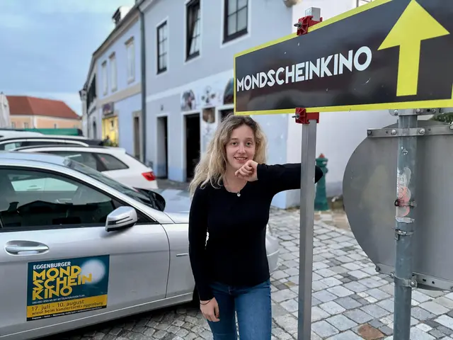 Der Weg zum Mondscheinkino ist perfekt beschildert - Celina fand rasch den Weg zur Veranstaltung. | Foto: Markus Kahrer