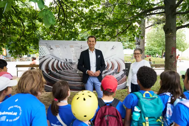 Die "Kinderuni" tourt wieder durch die Bezirke und macht auch im Ella-Lingens-Hof Halt. | Foto: Kinderbüro der Universität Wien