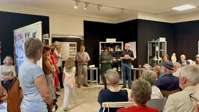 Tanja Stöckl, die Obfrau der WKO Oberwart bei ihrer Rede  | Foto: Lisa Stöckl