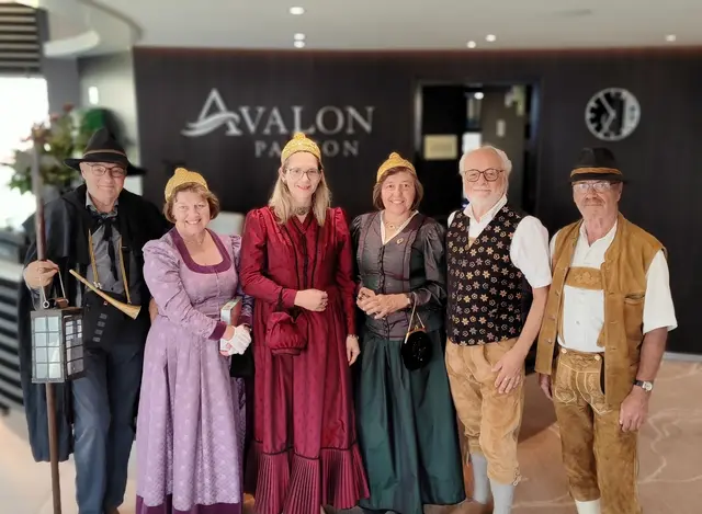 Image-Show an Bord des Donau-Luxus-Kabinenschiffes der Reederei AVALON. | Foto: Mauthausen Tourismus