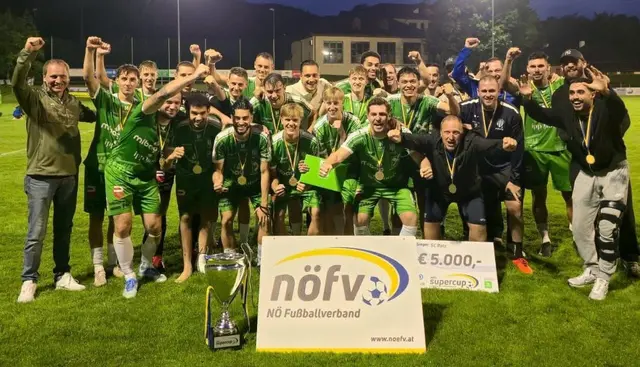 Erster Titel in der jugen Saison - Retz ist erstmals Supercupsieger.  | Foto: SC Retz